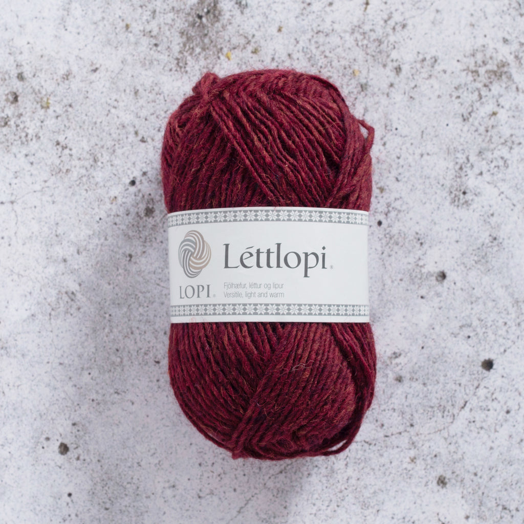 Lettlopi Garnet Red Heather