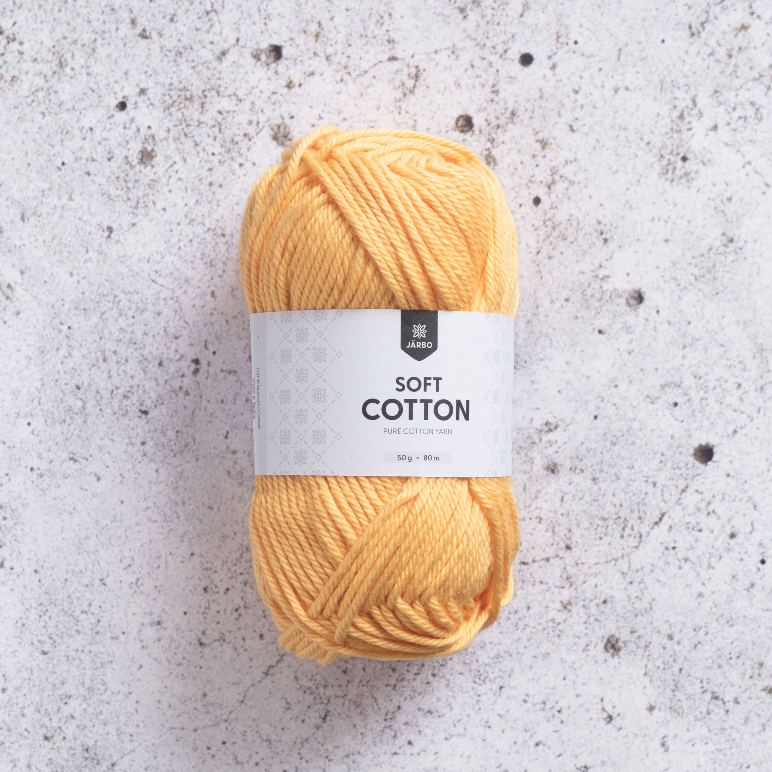 Järbo soft Cotton Sunny yellow